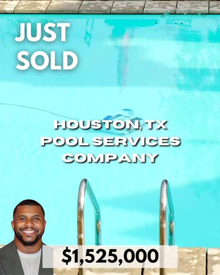 Just Sold: Houston, TX Pool Services Company — $1,525,000